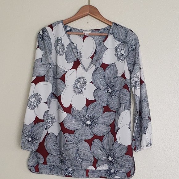 Merona Floral Tunic Top - Picture 2 of 5